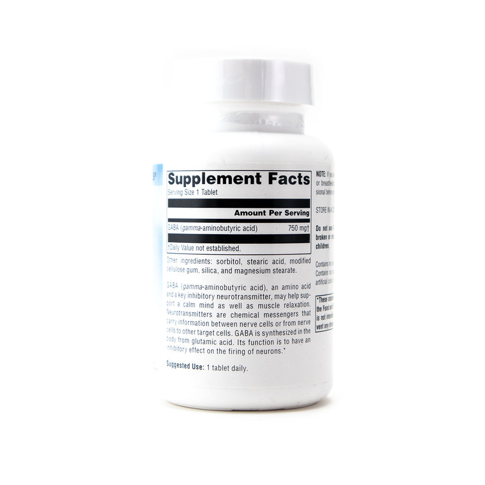 Source Naturals - Serene Science Gaba Calm Mind Back