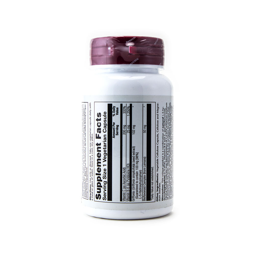 Solaray L-5-hydroxy Tryptophan - Back