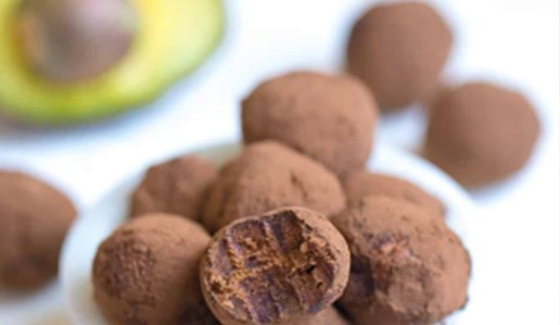 Image of Avocado Chocolate Truffles: A deviously delicious truffle, calling for heart-healthy avocado instead of dairy! 