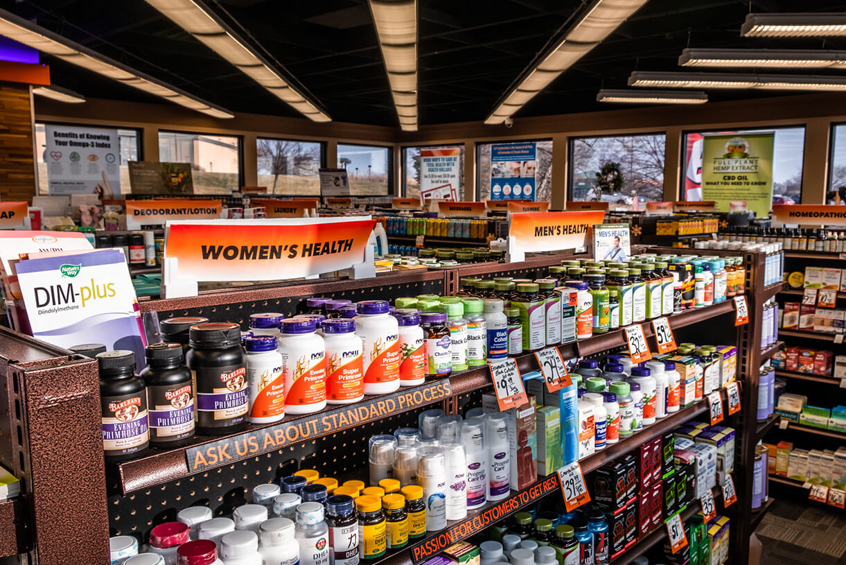 Buy supplements in person & online